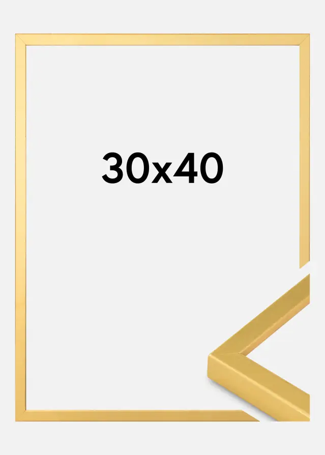 Innova Picture Frame Gold Slim 30 x 40 cm
