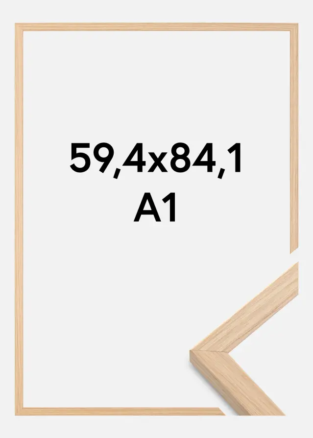 Galleri 1 Frame Grimsåker Acrylic Glass Oak 59.4x84 cm (A1)