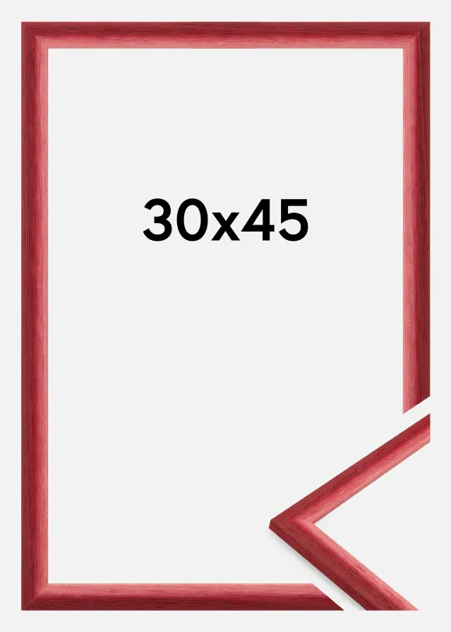 Jämtlands Ramfabrik Frame Cornwall Acrylic Glass Dark Red 30x45 cm