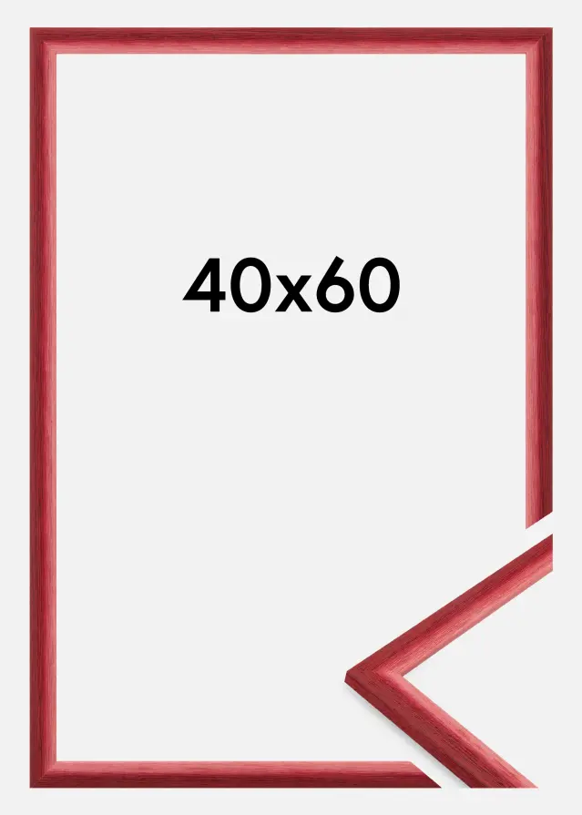 Jämtlands Ramfabrik Frame Cornwall Acrylic Glass Dark Red 40x60 cm