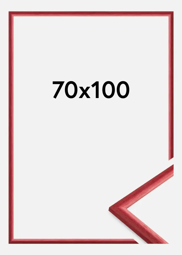 Jämtlands Ramfabrik Frame Cornwall Acrylic Glass Dark Red 70x100 cm