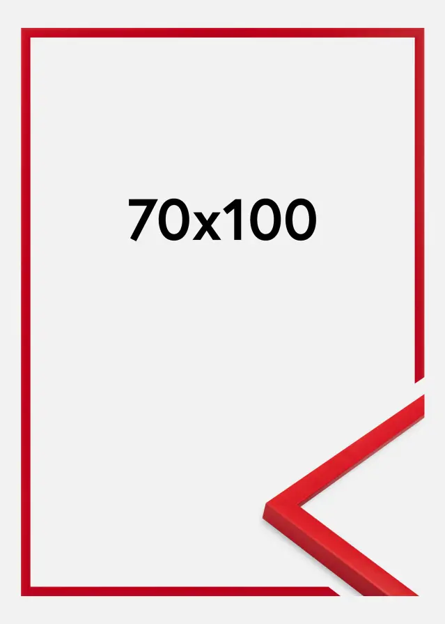 Jämtlands Ramfabrik Frame Kent Acrylic Glass Red 70x100 cm