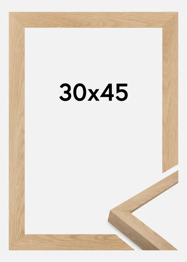 Jämtlands Ramfabrik Frame Wells Acrylic Glass Oak 30x45 cm