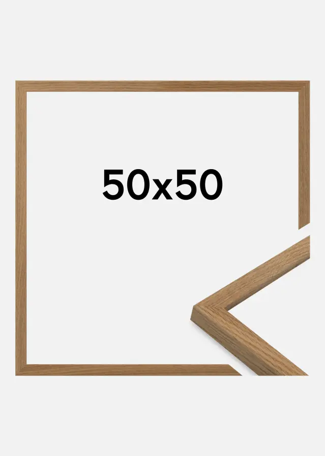 Jämtlands Ramfabrik Frame Salisbury Acrylic Glass Oak 50x50 cm