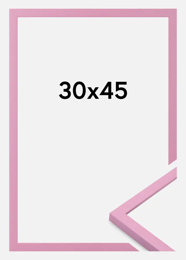 Jämtlands Ramfabrik Frame Kent Acrylic Glass Pink 30x45 cm
