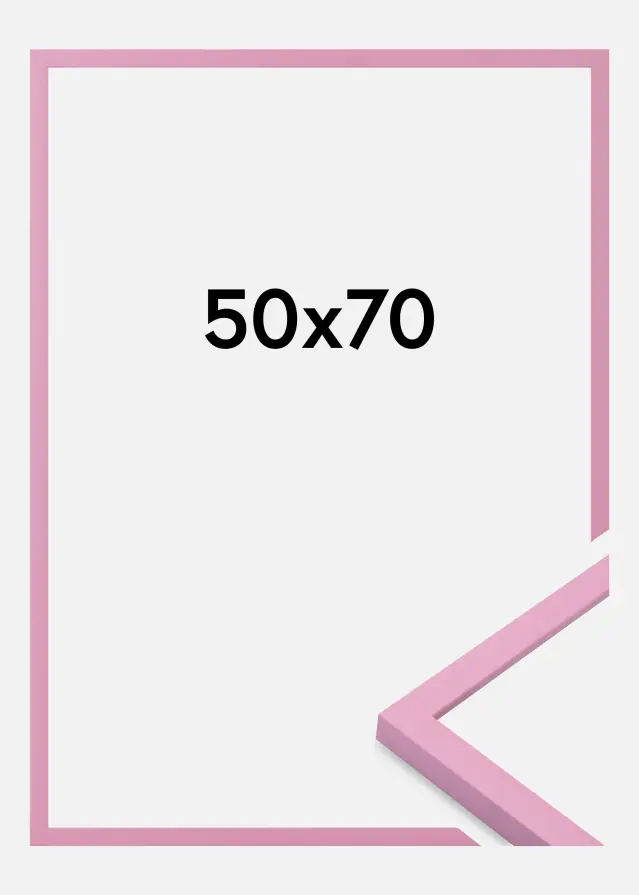 Jämtlands Ramfabrik Frame Kent Acrylic Glass Pink 50x70 cm