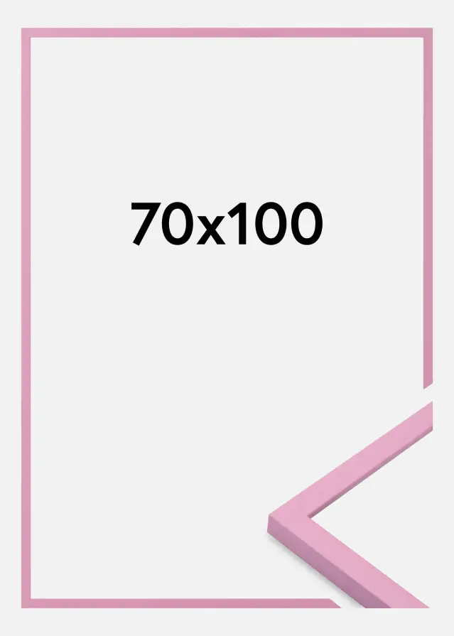 Jämtlands Ramfabrik Frame Kent Acrylic Glass Pink 70x100 cm