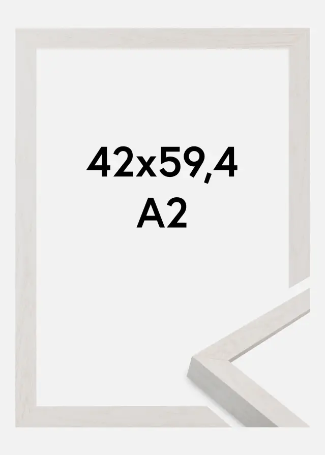 Jämtlands Ramfabrik Frame Wells Acrylic Glass White 42x59.4 cm (A2)