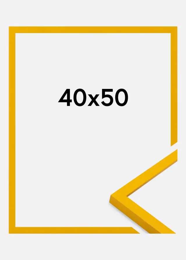 Jämtlands Ramfabrik Frame Kent Acrylic Glass Gold 40x50 cm