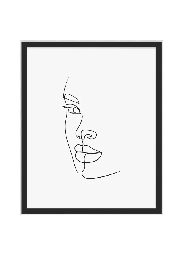 Walther Frame Silhouette Black 40x50 cm