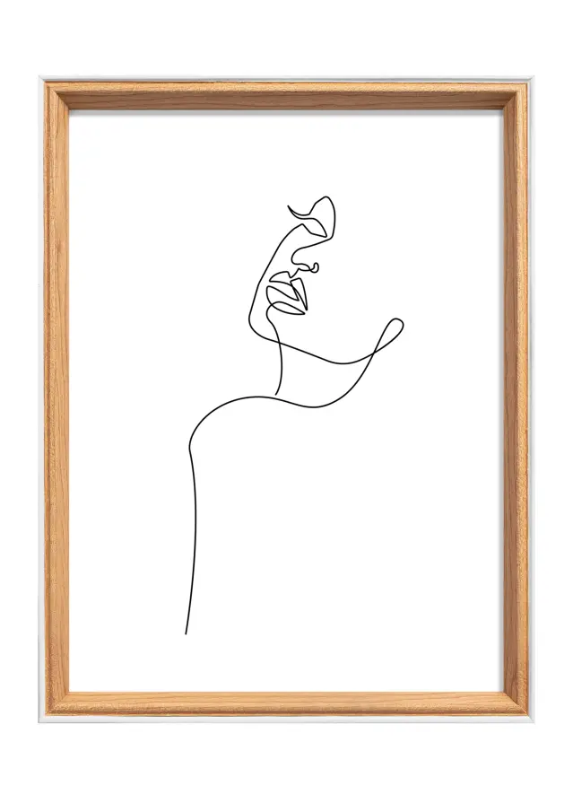 Walther Frame Silhouette Oak 18x24 cm