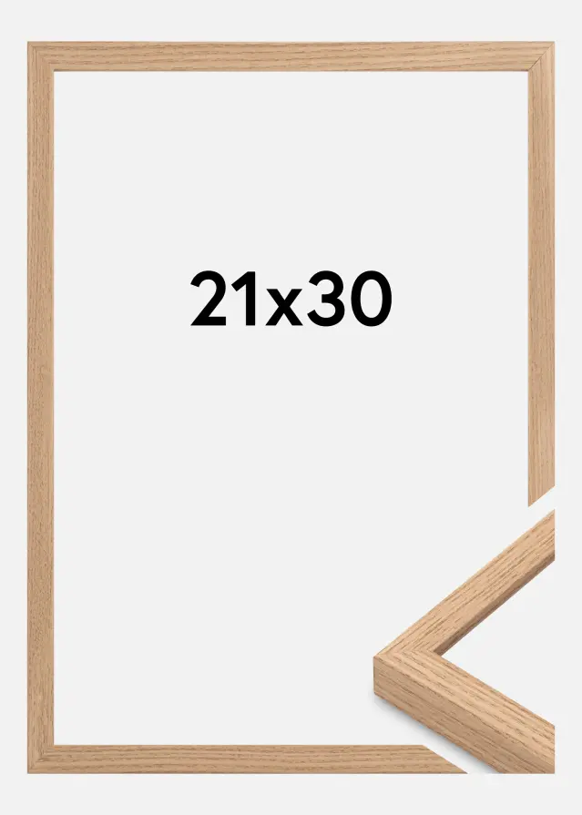 Innova Picture Frame Oak Slim 21 x 30 cm