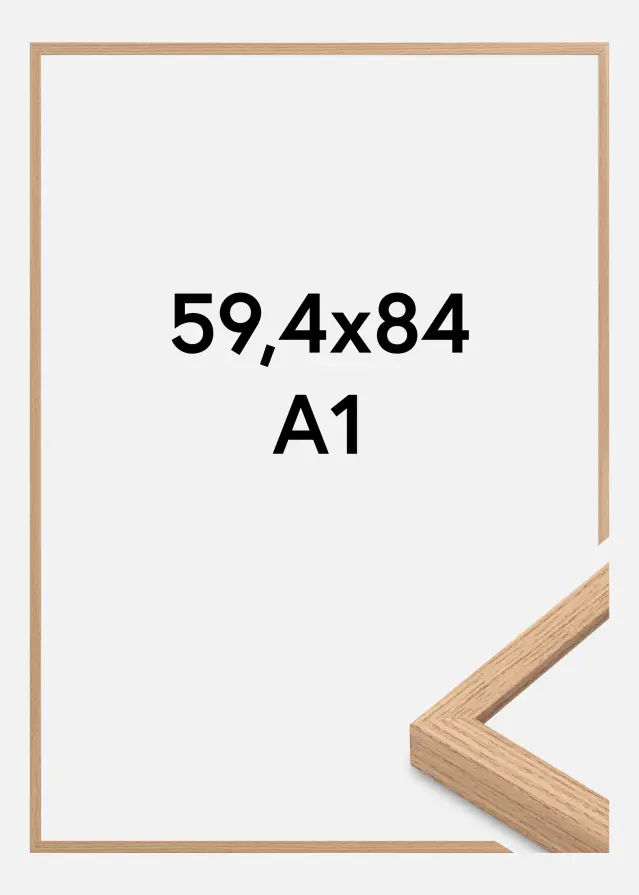 Innova Picture Frame Oak Slim 59,4 x 84,1 cm (A1)