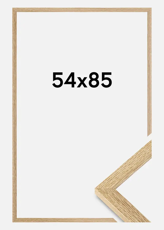 Jämtlands Ramfabrik Frame Selection Acrylic Glass Oak 54x85 cm