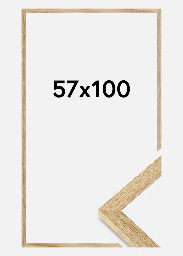 Jämtlands Ramfabrik Frame Selection Acrylic Glass Oak 57x100 cm