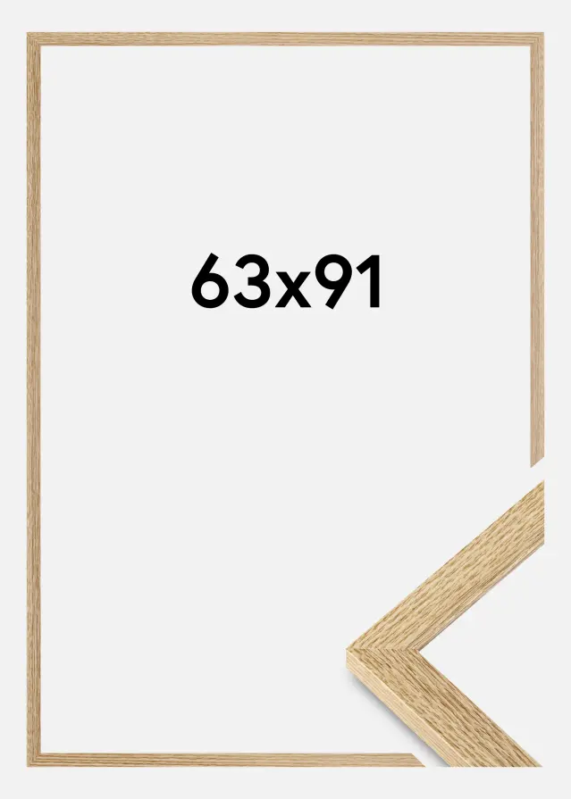 Jämtlands Ramfabrik Frame Selection Acrylic Glass Oak 63x91 cm