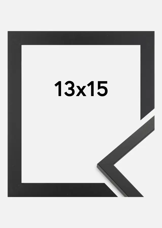 Jämtlands Ramfabrik Frame Trendy Acrylic glass Black 13x15 cm