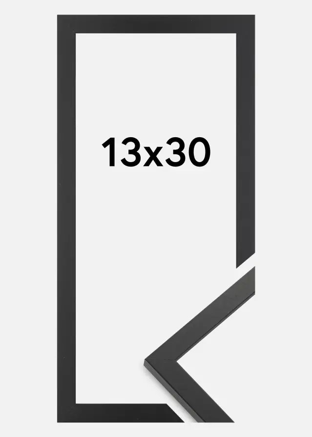 Jämtlands Ramfabrik Frame Trendy Acrylic glass Black 13x30 cm