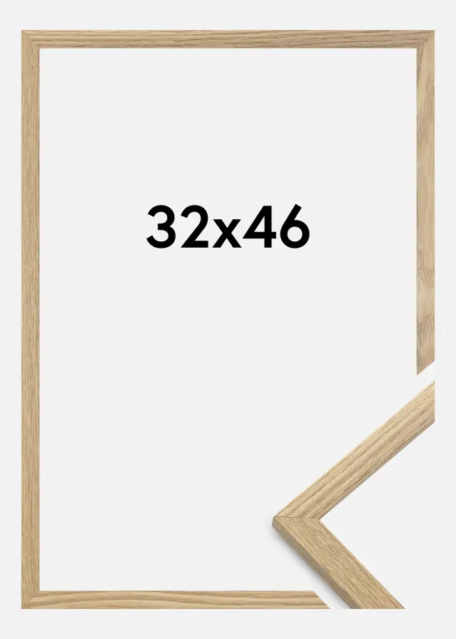 Jämtlands Ramfabrik Frame Trendy Acrylic glass Oak 32x46 cm