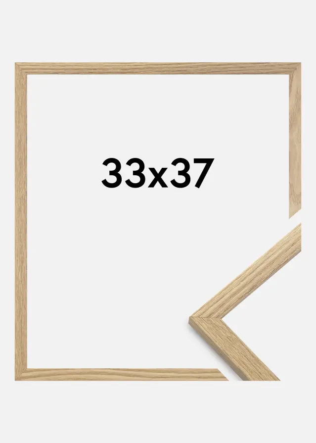 Jämtlands Ramfabrik Frame Trendy Acrylic glass Oak 33x37 cm