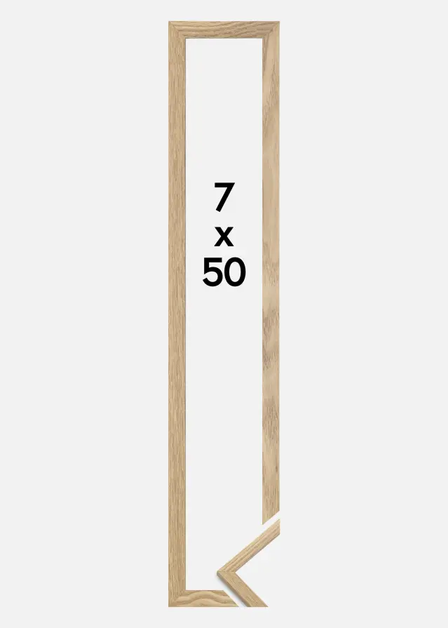 Jämtlands Ramfabrik Frame Trendy Acrylic glass Oak 7x50 cm