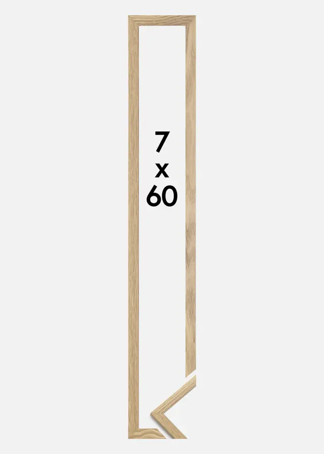 Jämtlands Ramfabrik Frame Trendy Acrylic glass Oak 7x60 cm