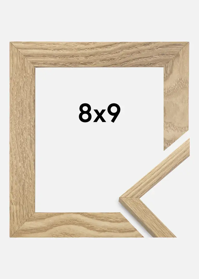 Jämtlands Ramfabrik Frame Trendy Acrylic glass Oak 8x9 cm