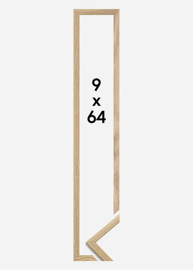 Jämtlands Ramfabrik Frame Trendy Acrylic glass Oak 9x64 cm