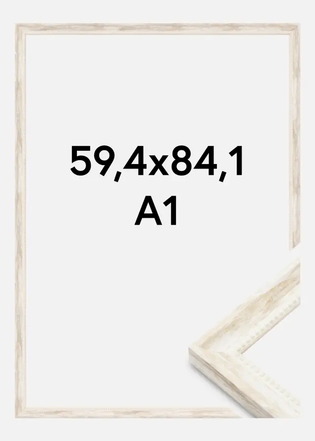 Jämtlands Ramfabrik Frame Soledad Acrylic Glass White 59.4x84.1 cm (A1)