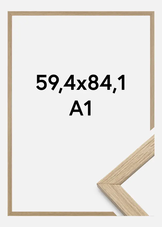 Estancia Frame Stilren Acrylic glass Oak 59,4x84 cm (A1)