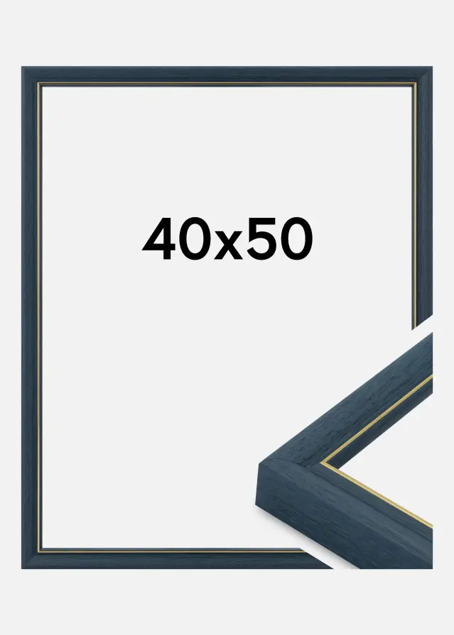 Jämtlands Ramfabrik Frame Canterbury Acrylic Glass Blue 40x50 cm