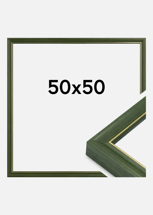 Jämtlands Ramfabrik Frame Canterbury Acrylic Glass Green 50x50 cm