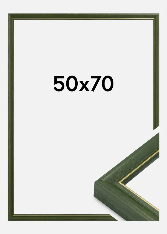 Jämtlands Ramfabrik Frame Canterbury Acrylic Glass Green 50x70 cm