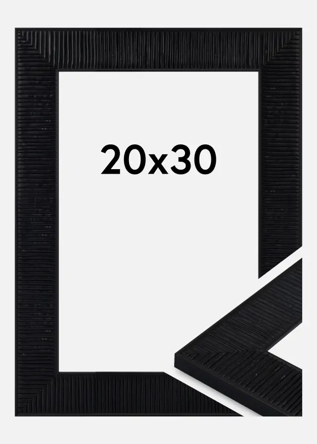 Jämtlands Ramfabrik Frame Lund Acrylic Glass Black 20x30 cm