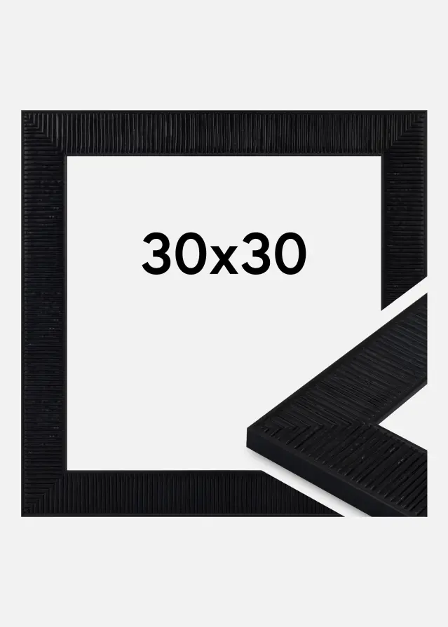 Jämtlands Ramfabrik Frame Lund Acrylic Glass Black 30x30 cm