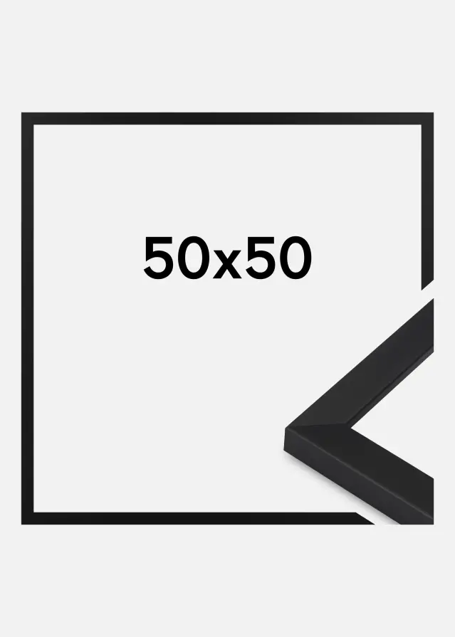 Jämtlands Ramfabrik Frame Oban Acrylic Glass Black 50x50 cm