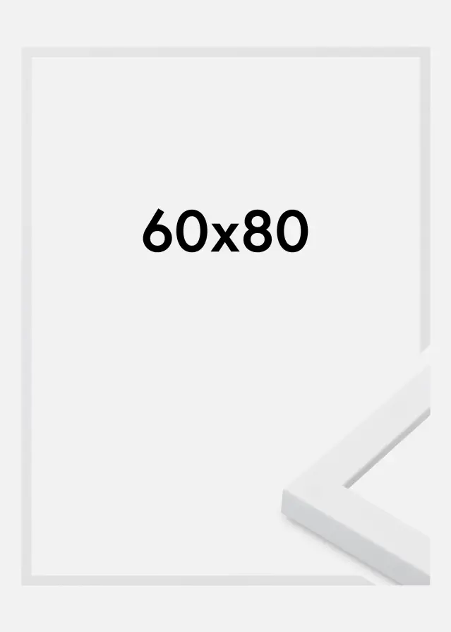 Jämtlands Ramfabrik Frame Oban Acrylic Glass White 60x80 cm