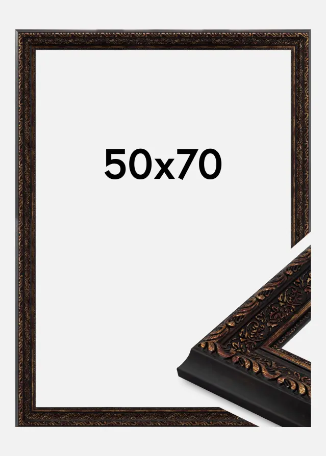 Jämtlands Ramfabrik Frame Imperial Acrylic Glass Gold 50x70 cm