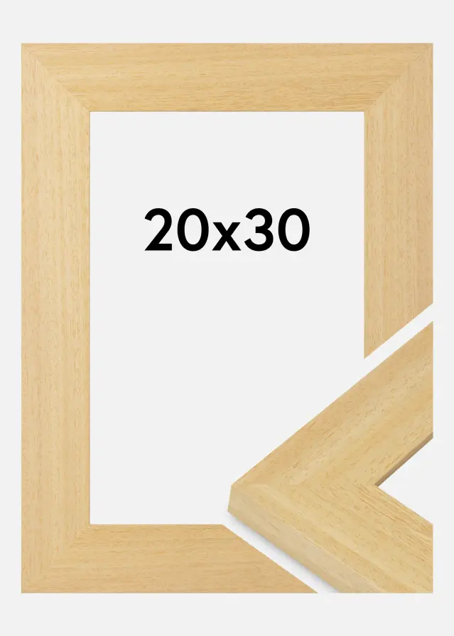 Jämtlands Ramfabrik Frame Pembrokeshire Acrylic Glass Oak 20x30 cm