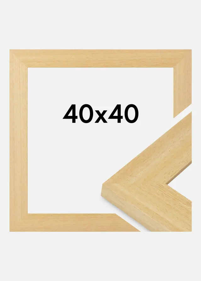 Jämtlands Ramfabrik Frame Pembrokeshire Acrylic Glass Oak 40x40 cm