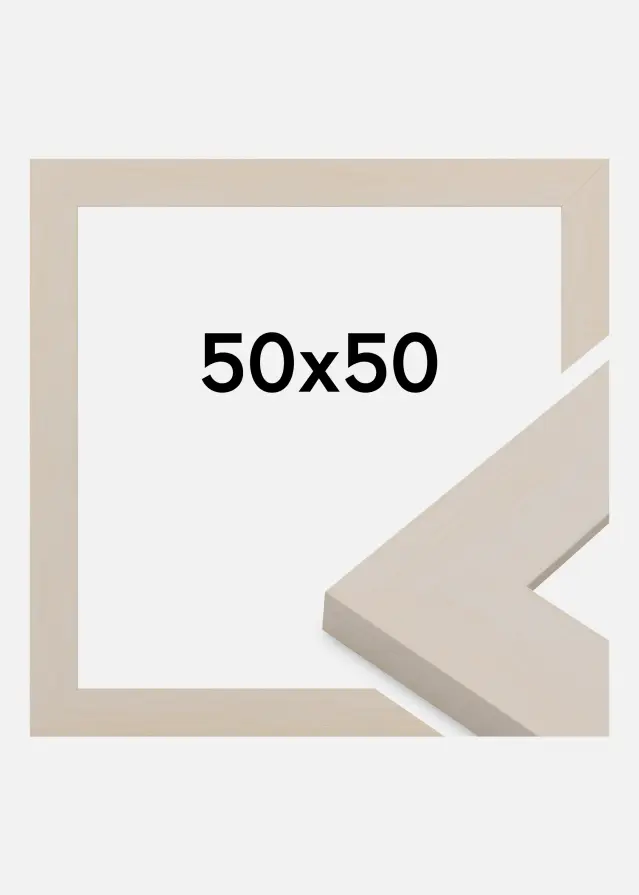 Jämtlands Ramfabrik Frame Pembrokeshire Acrylic Glass White 50x50 cm