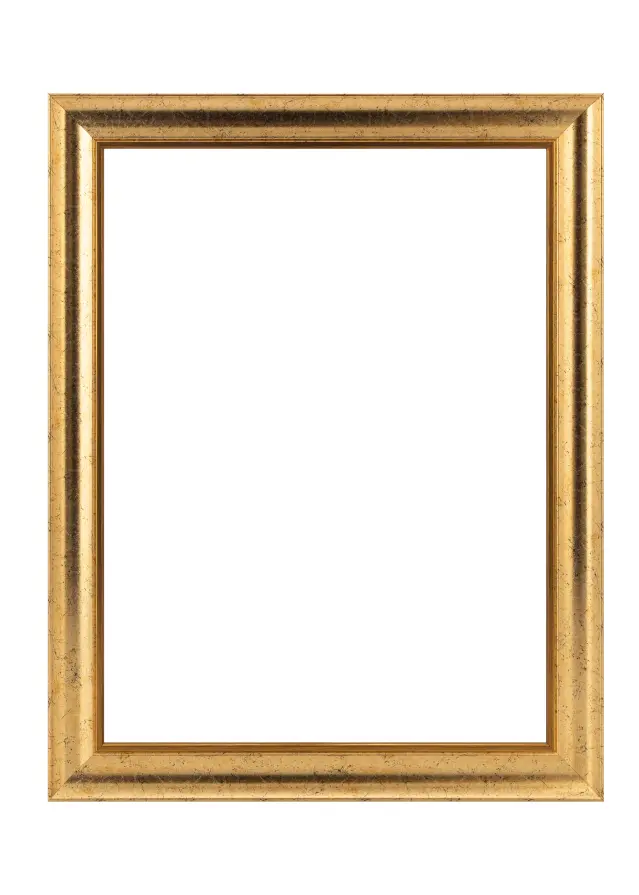 Jämtlands Ramfabrik Frame Conca Acrylic Glass Gold 40x50 cm