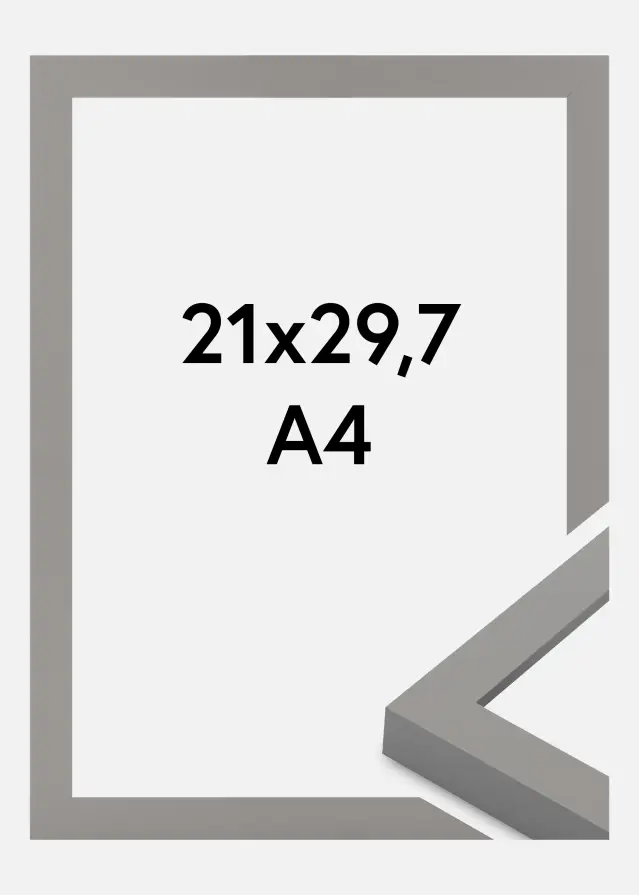 Jämtlands Ramfabrik Frame Selection Acrylic Glass Grey 21x29.7 cm (A4)