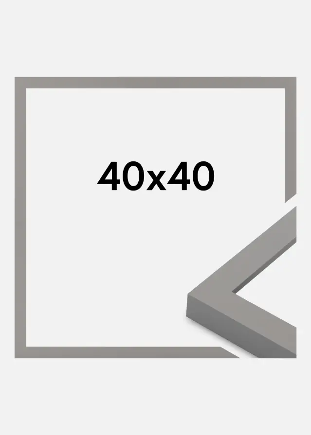 Jämtlands Ramfabrik Frame Selection Acrylic Glass Grey 40x40 cm