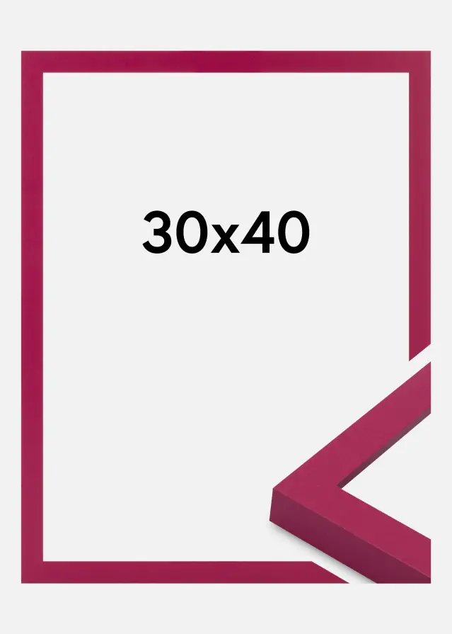Jämtlands Ramfabrik Frame Selection Acrylic Glass Hot Pink 30x40 cm