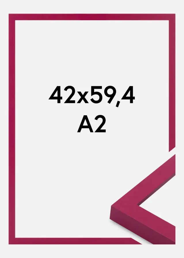 Jämtlands Ramfabrik Frame Selection Acrylic Glass Hot Pink 42x59.4 cm (A2)