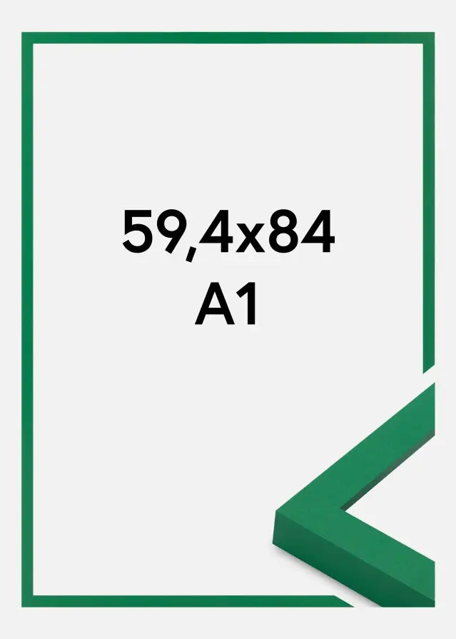 Jämtlands Ramfabrik Frame Selection Acrylic Glass Light Green 59.4x84 cm (A1)