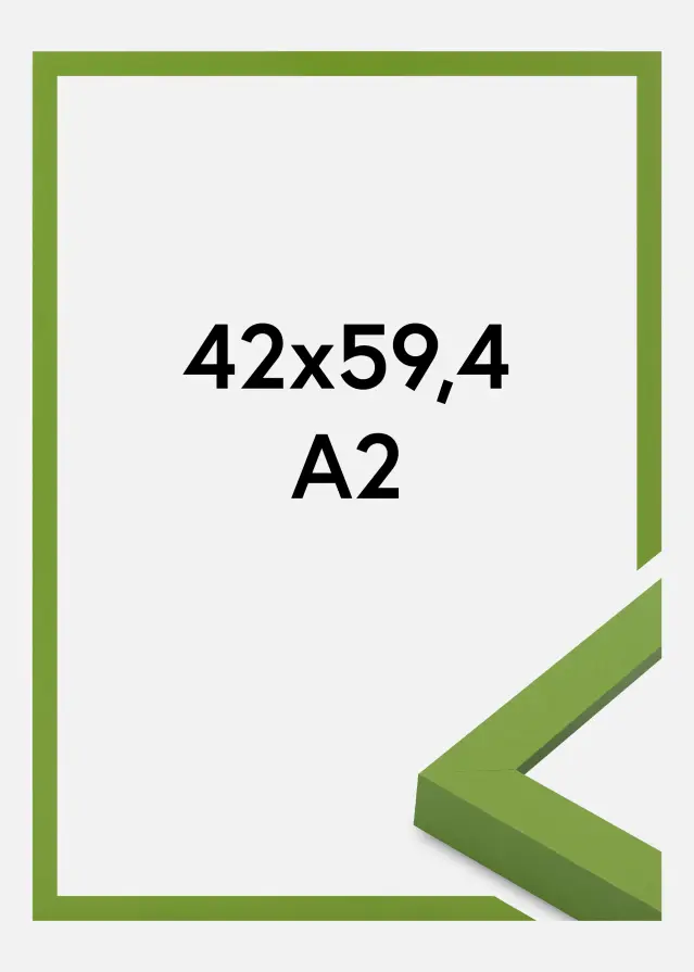 Jämtlands Ramfabrik Frame Selection Acrylic Glass Lime Green 42x59.4 cm (A2)