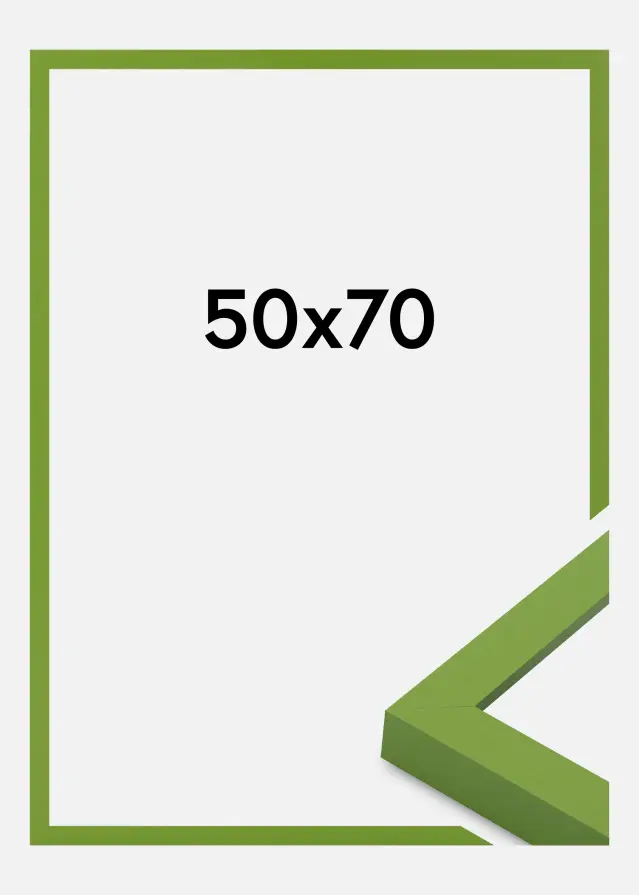 Jämtlands Ramfabrik Frame Selection Acrylic Glass Lime Green 50x70 cm