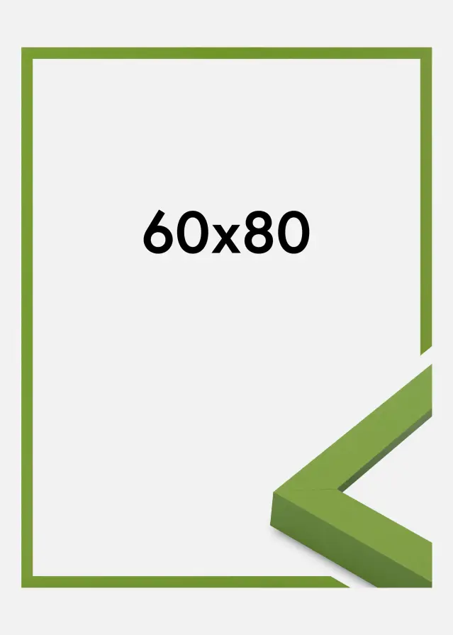 Jämtlands Ramfabrik Frame Selection Acrylic Glass Lime Green 60x80 cm